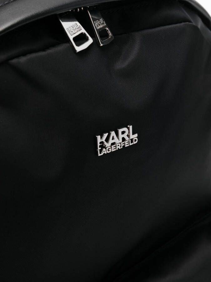 Karl Lagerfeld Rugzak met logo Zwart