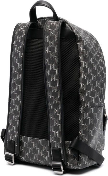 Karl Lagerfeld Rugzak met monogramprint Zwart