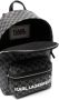 Karl Lagerfeld Rugzak met monogramprint Zwart - Thumbnail 5