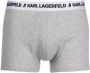 Karl Lagerfeld Drie boxershorts met logoband Grijs - Thumbnail 2