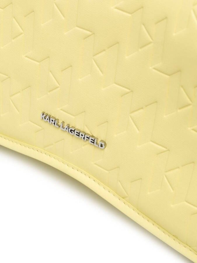 Karl Lagerfeld Seven Element schoudertas Geel