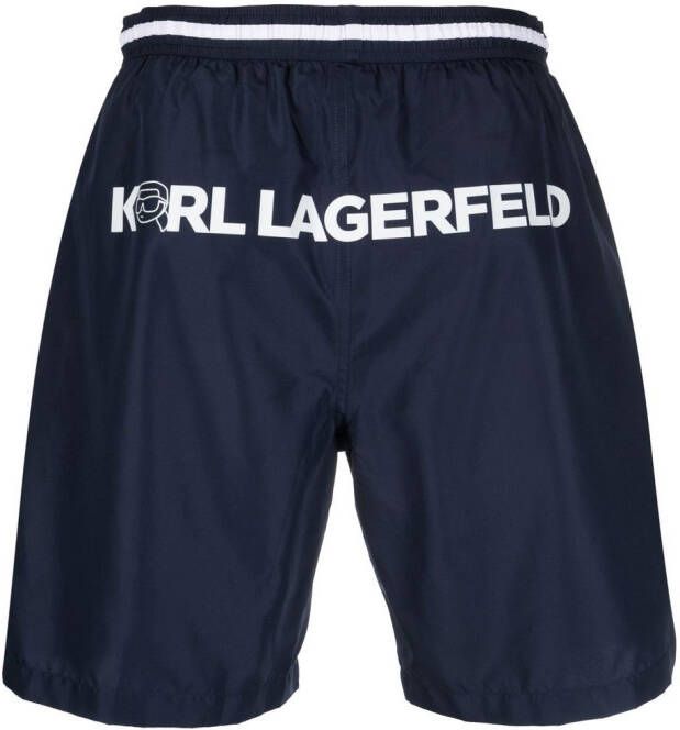 Karl Lagerfeld Shorts Blauw