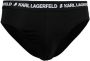 Karl Lagerfeld Drie boxershorts met logoband Zwart - Thumbnail 2