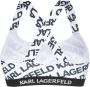 Karl Lagerfeld Sport-bh met logoprint Wit - Thumbnail 2