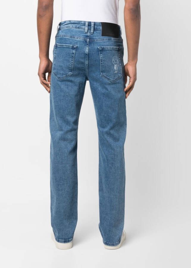 Karl Lagerfeld Straight jeans Blauw