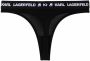 Karl Lagerfeld String met logoband Zwart - Thumbnail 2