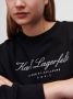 Karl Lagerfeld x Hotel Karl sweater met geborduurd logo Zwart - Thumbnail 5