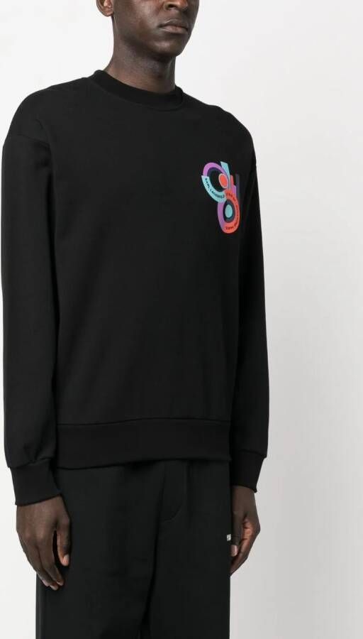 Karl Lagerfeld Sweater met grafische print Zwart