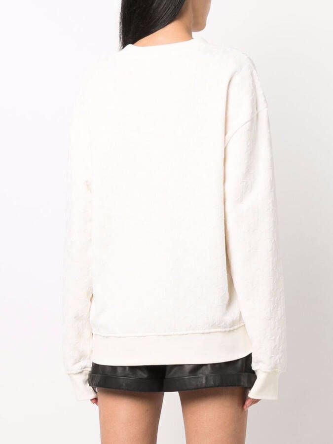 Karl Lagerfeld Sweater met monogram Beige