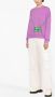 Karl Lagerfeld Sweater met IKON K Bag print Paars - Thumbnail 2