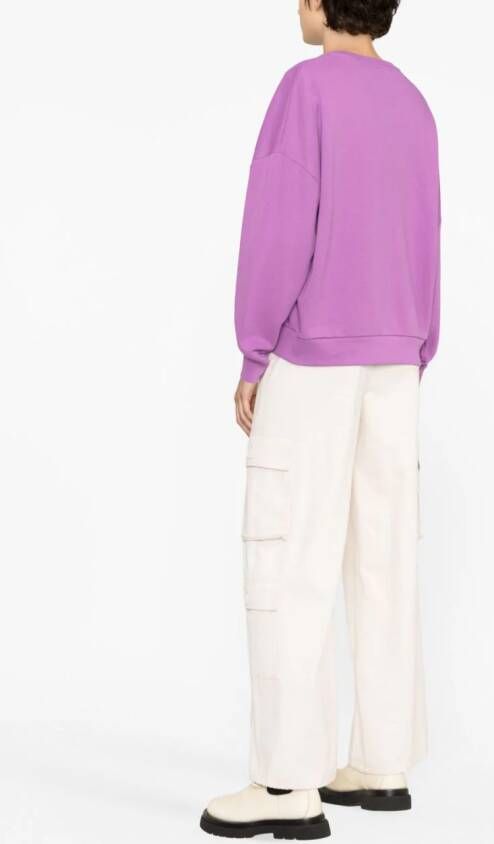 Karl Lagerfeld Sweater met IKON K Bag print Paars