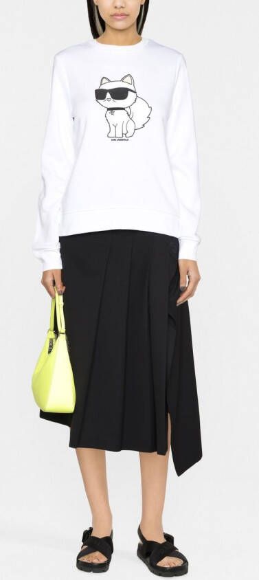 Karl Lagerfeld Ikon 2.0 Choupette sweater Wit