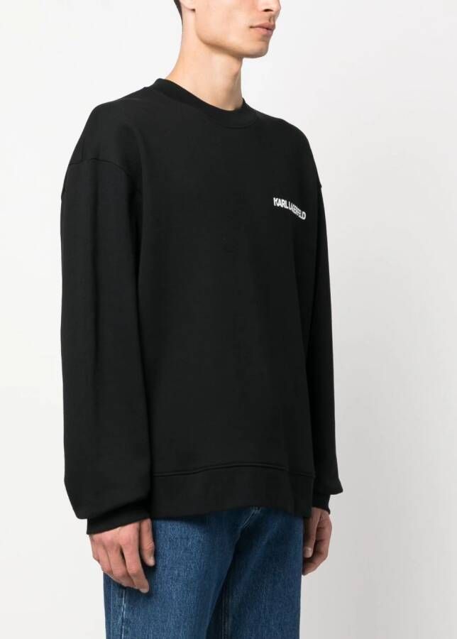 Karl Lagerfeld Ikon Outline sweater Zwart