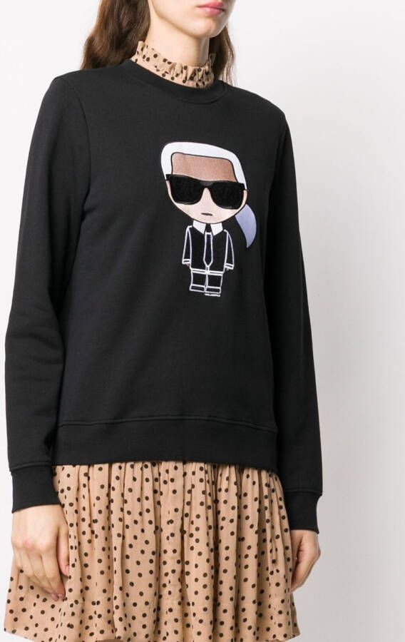 Karl Lagerfeld Ikon Karl sweater Zwart