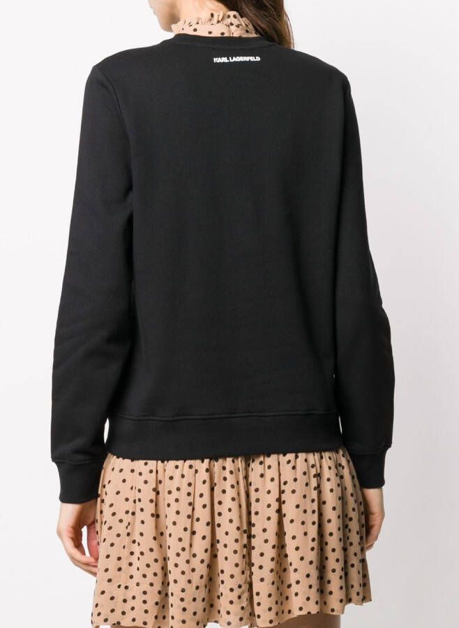 Karl Lagerfeld Ikon Karl sweater Zwart