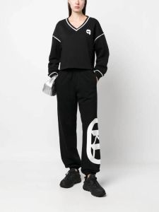 Karl Lagerfeld Sweater met V-hals Zwart