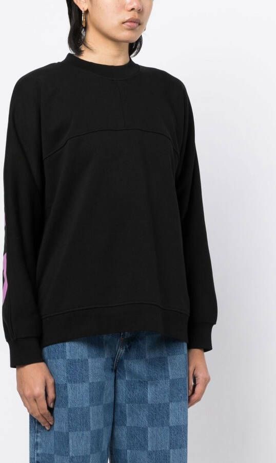 Karl Lagerfeld Sweater van katoenmix Zwart