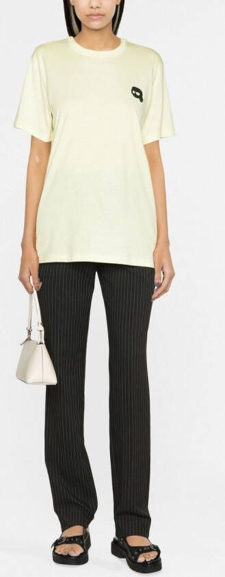 Karl Lagerfeld Ikon 2.0 outline T-shirt Groen