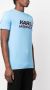 Karl Lagerfeld T-shirt met logoprint Blauw - Thumbnail 3