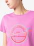 Karl Lagerfeld T-shirt met logoprint Roze - Thumbnail 5