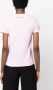 Karl Lagerfeld T-shirt met logoprint Roze - Thumbnail 4