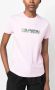 Karl Lagerfeld T-shirt met logoprint Roze - Thumbnail 5