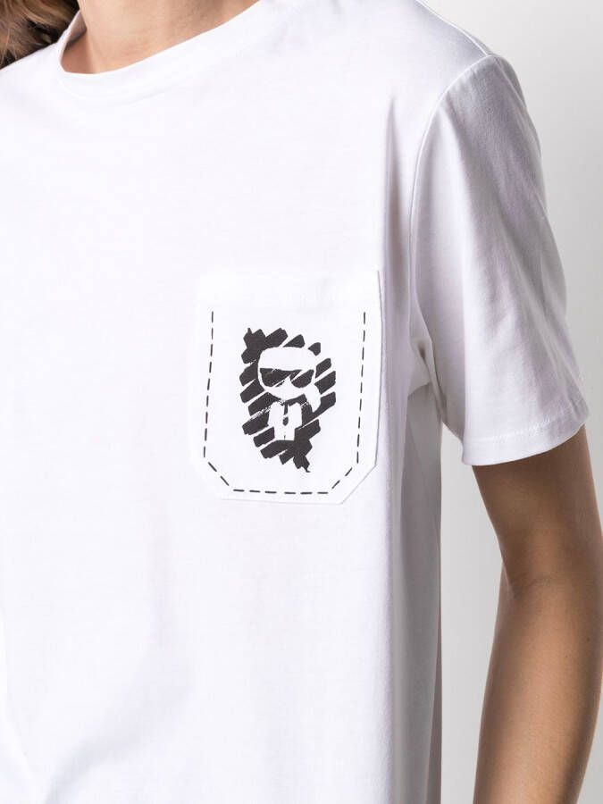 Karl Lagerfeld T-shirt met logoprint Wit
