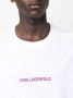 Karl Lagerfeld T-shirt met logoprint Wit - Thumbnail 5