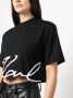Karl Lagerfeld T-shirt met logoprint Zwart - Thumbnail 5