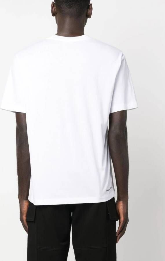 Karl Lagerfeld T-shirt met monogramprint Wit