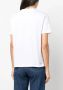 Karl Lagerfeld Ikon K T-shirt van biologisch katoen Wit - Thumbnail 4
