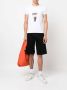 Karl Lagerfeld Ikon T-shirt van biologisch katoen Wit - Thumbnail 2