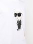 Karl Lagerfeld Ikon T-shirt van biologisch katoen Wit - Thumbnail 5