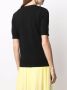 Karl Lagerfeld Top met jacquard Zwart - Thumbnail 4