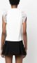 Karl Lagerfeld Top met pofmouwen Wit - Thumbnail 4