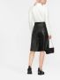 Karl Lagerfeld Top met textuur Wit - Thumbnail 4