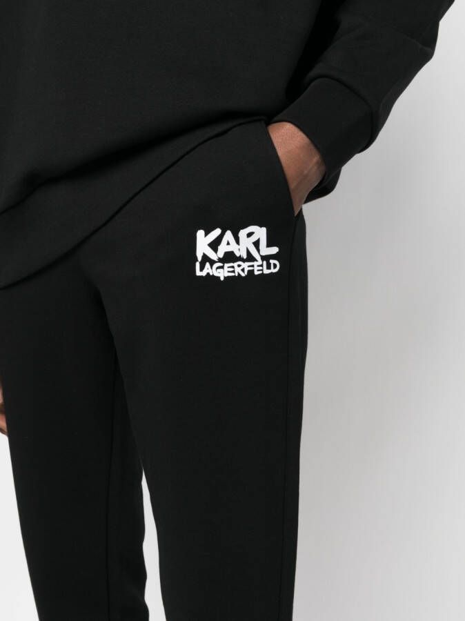 Karl Lagerfeld Trainingsbroek met logoprint Zwart