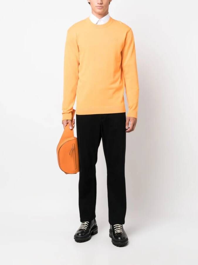 Karl Lagerfeld Trui met logoprint Oranje