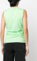 Karl Lagerfeld Uitgesneden tanktop Groen - Thumbnail 4