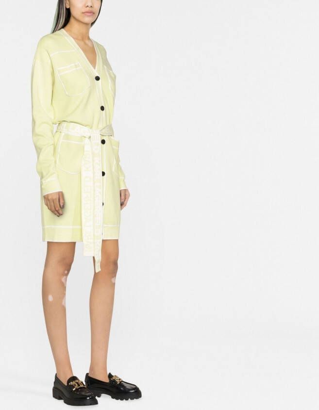 Karl Lagerfeld Vestjurk met ceintuur Groen