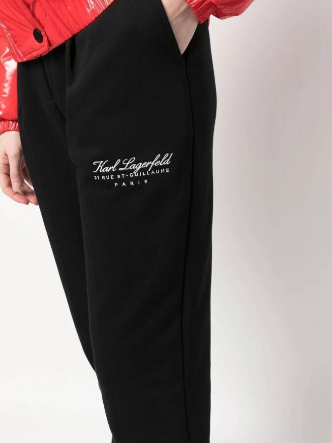 Karl Lagerfeld Trainingsbroek met logoprint Zwart