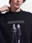 Karl Lagerfeld x Cara Delevingne sweater met print Zwart - Thumbnail 5