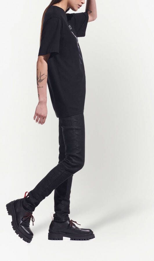 Karl Lagerfeld x Cara Delevingne Avatar T-shirt Zwart