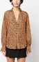 Karl Lagerfeld Zijden blouse Oranje - Thumbnail 3