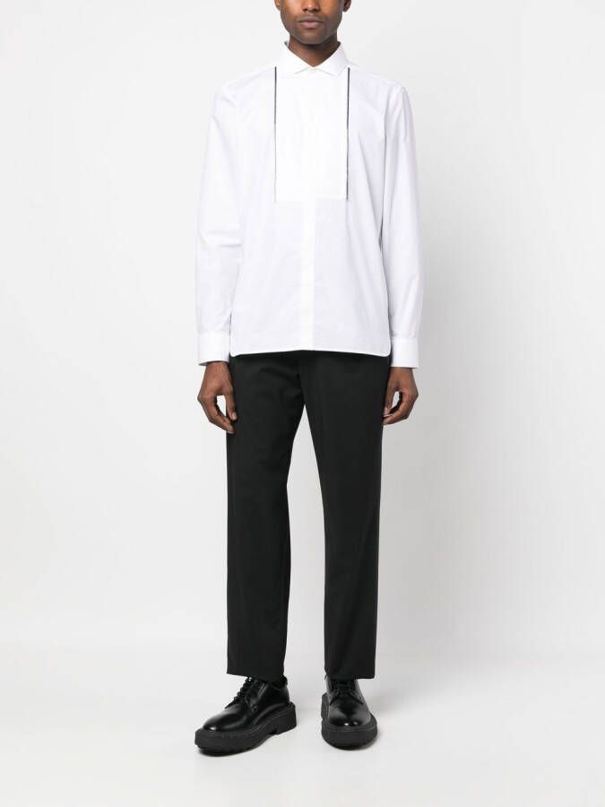 Karl Lagerfeld Overhemd met rits Wit