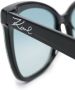 Karl Lagerfeld Zonnebril met kattenoog montuur Zwart - Thumbnail 3