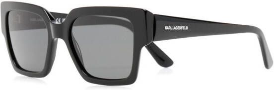 Karl Lagerfeld Zonnebril met vierkant montuur Zwart