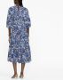 Kate Spade Midi-jurk met print Blauw - Thumbnail 4