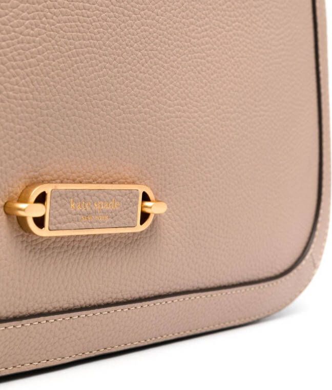 Kate Spade Shopper met logoplakkaat Beige