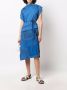 Kenzo Asymmetrische jurk Blauw - Thumbnail 1